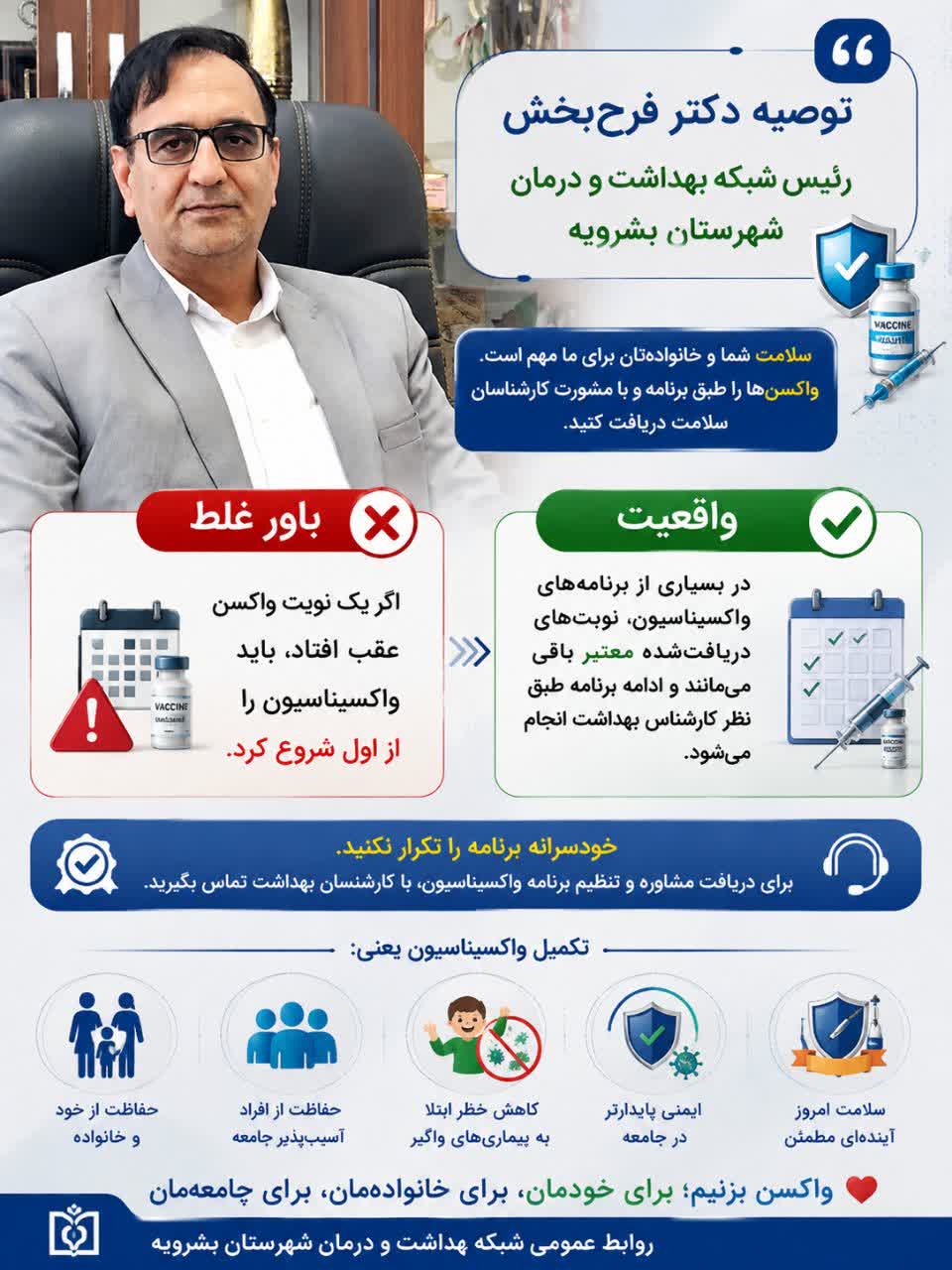 توصیه امروز دکتر فرح بخش باور غلط یا واقعیت؟ اگر