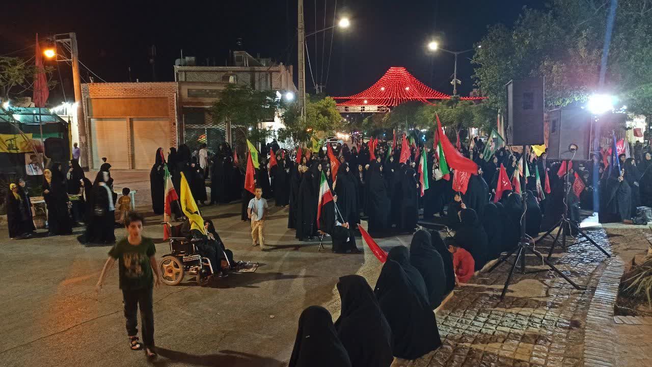 صد و هشتاد و سومین شب میدان داری مردم بشرویه با حضور فرماندار