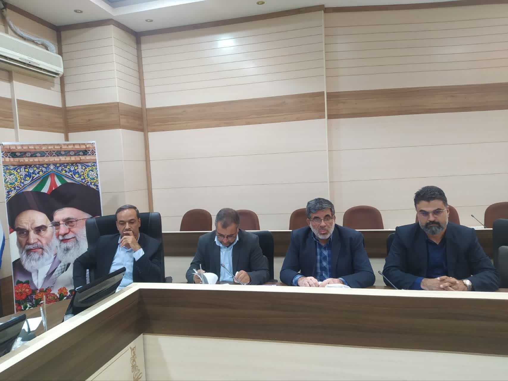 برگزاری جلسه ستاد کالا برگ الکترونیکی با حضور معاون فرماندار