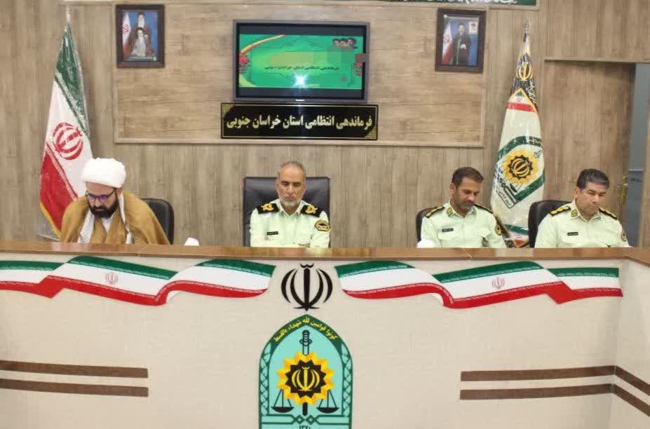 تکریم و معارفه رئیس پلیس پیشگیری و معاون نیروی انسانی فرماندهی انتظامی خراسان جنوبی
