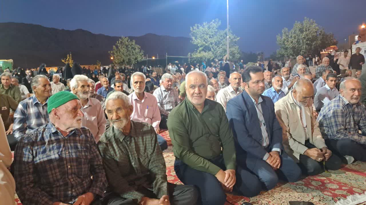 حضور امام جمعه و فرماندار بشرویه در امامزاده دیهوک
