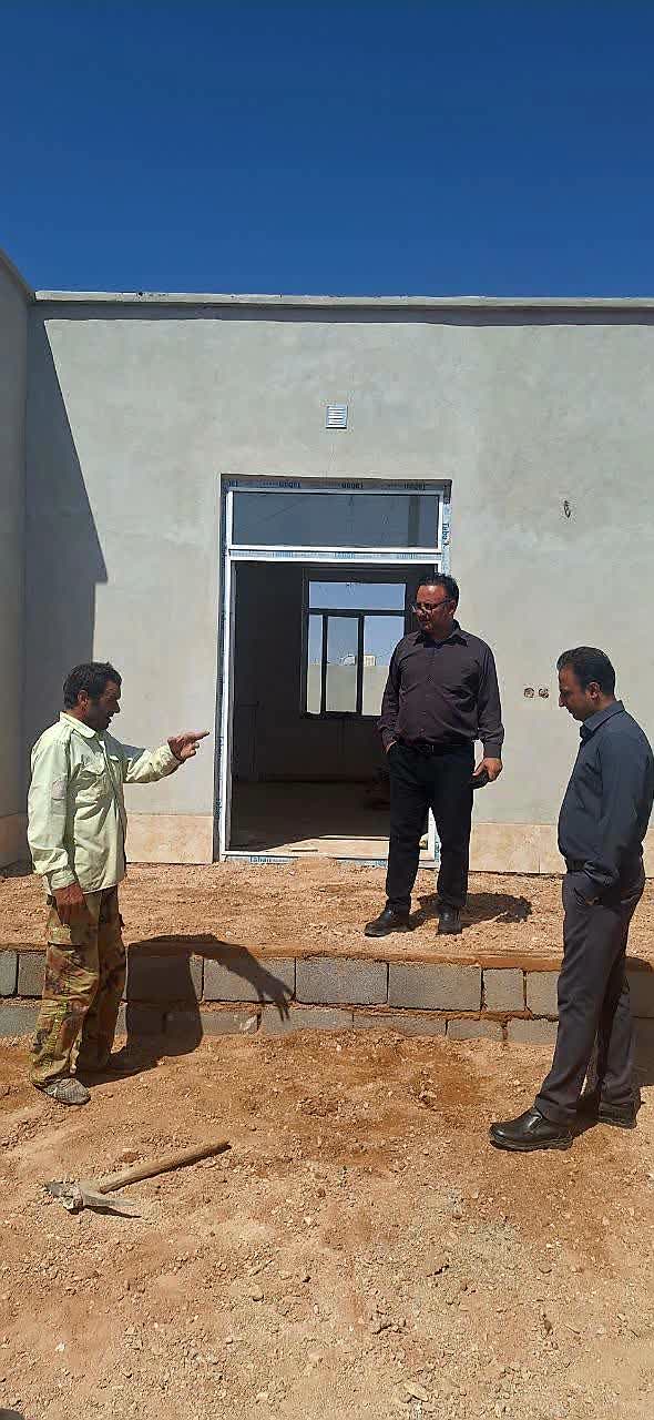 بازدید بخشدار مرکزی از روستای حاجی آباد و بررسی مشکلات اهالی