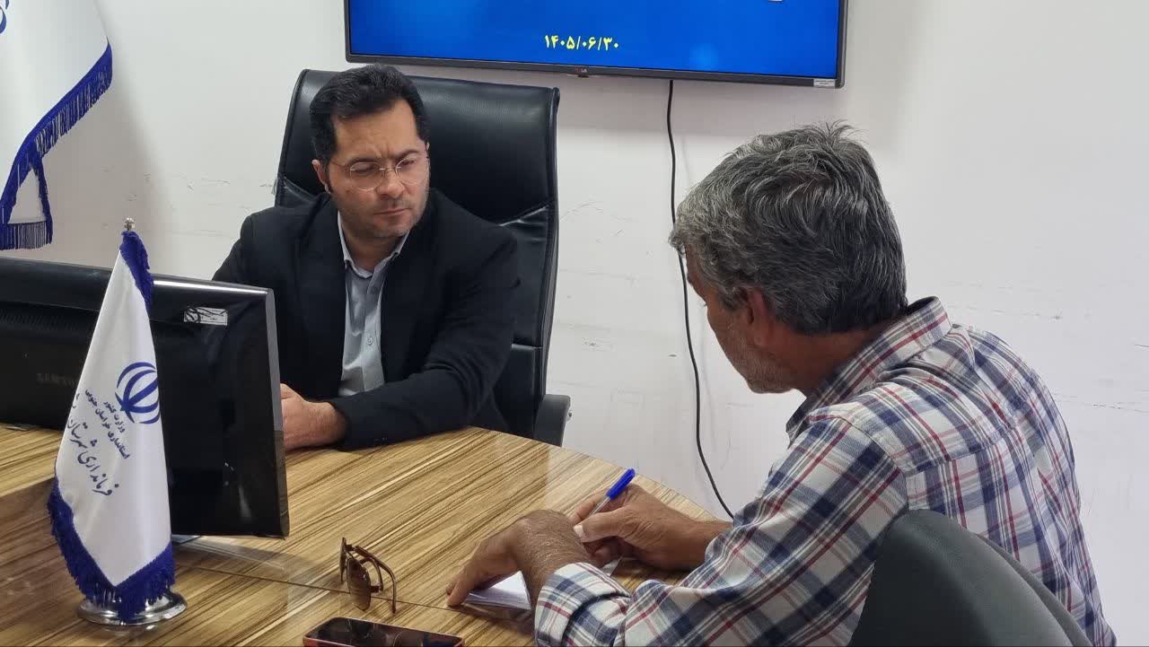 ملاقات مردمی فرماندار بشرویه با شهروندان برای پیگیری مطالبات