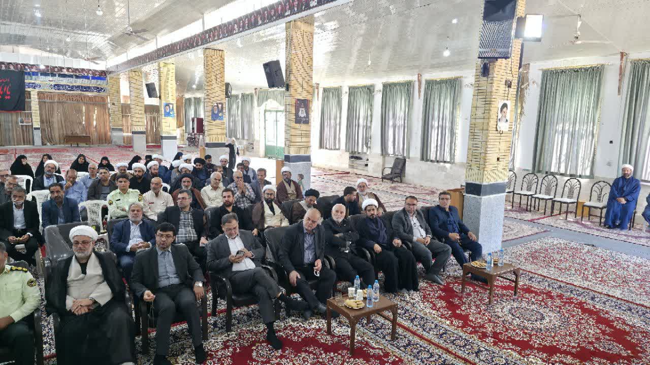 مراسم تکریم و معارفه رئیس اداره تبلیغات اسلامی شهرستان فردوس