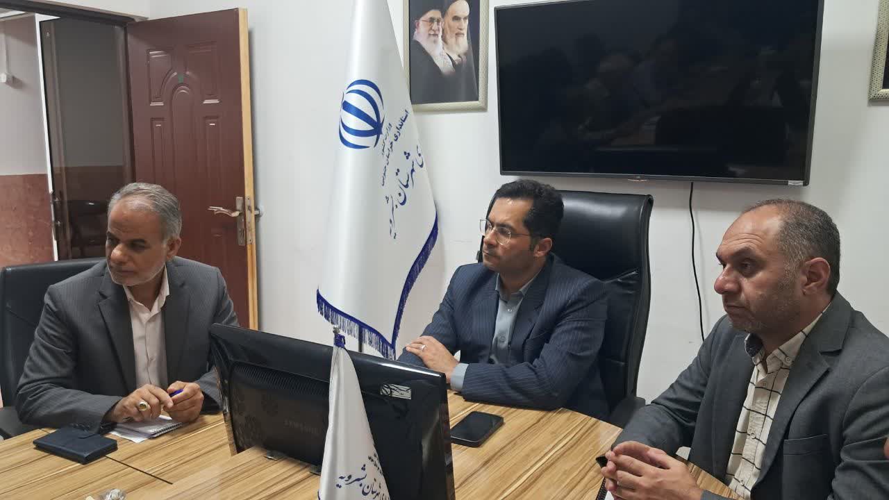 دیدار اعضای شورای بخش ارسک با فرماندار بشرویه