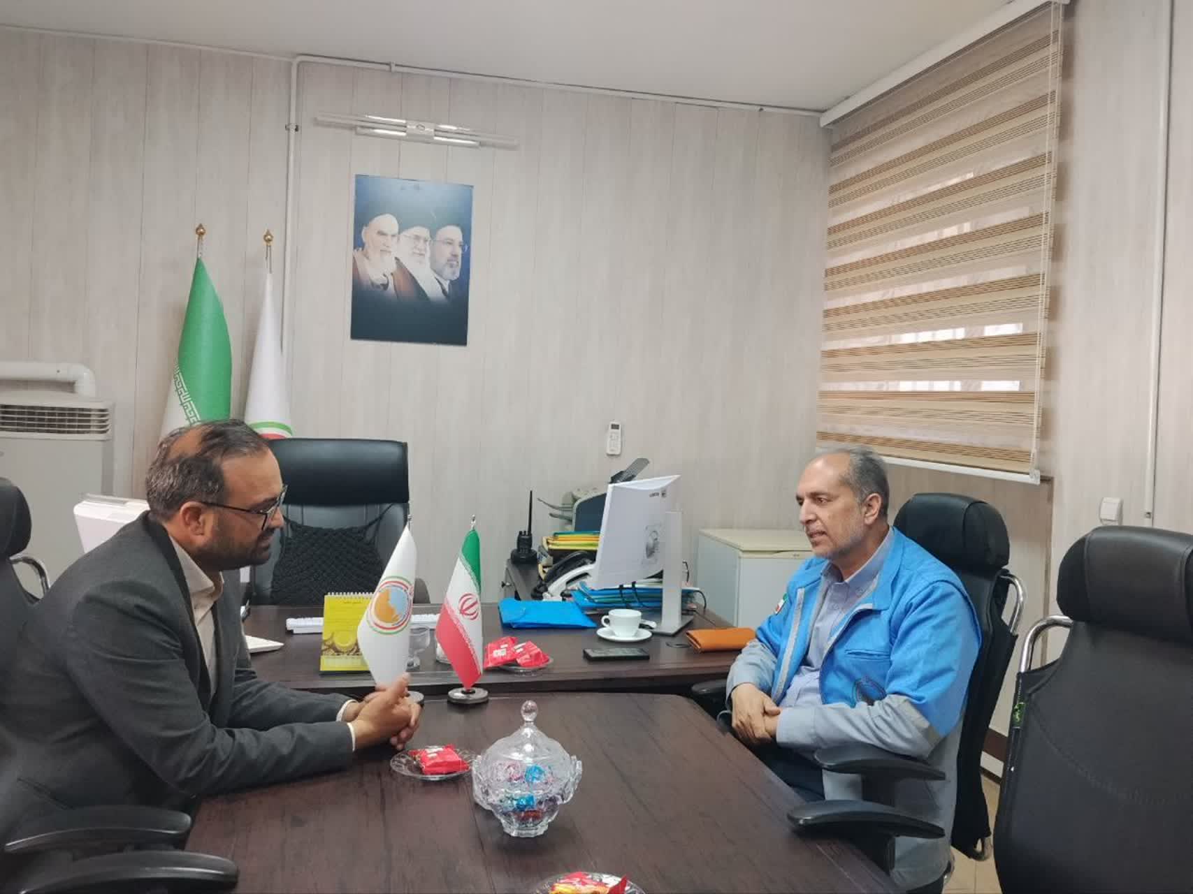 دیدار فرماندار سرایان با مدیرکل مدیریت بحران استانداری خراسان جنوبی