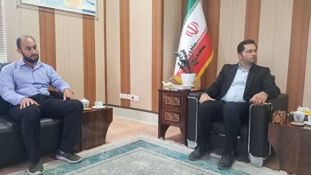 دیدار سرمایه‌گذار بخش خصوصی معدن سرب و روی با فرماندار بشرویه