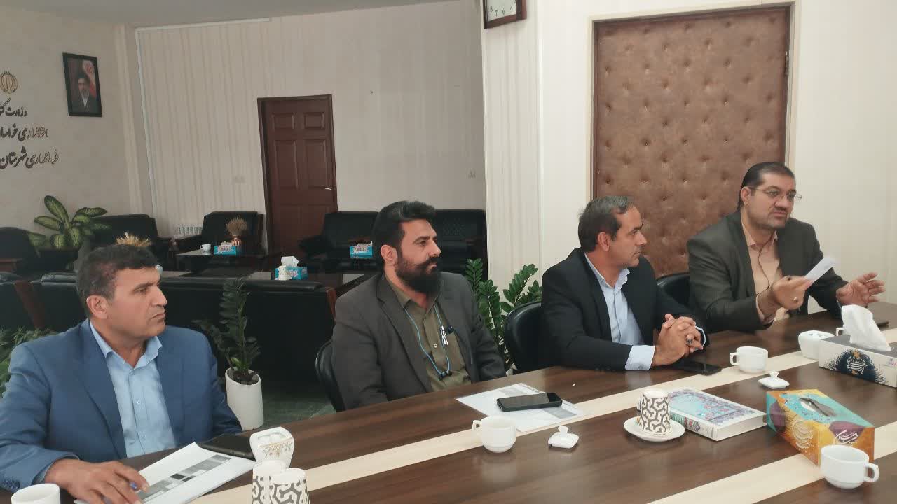 دیدار معاون مدیرکل بنیاد مسکن استان با فرماندار سرایان