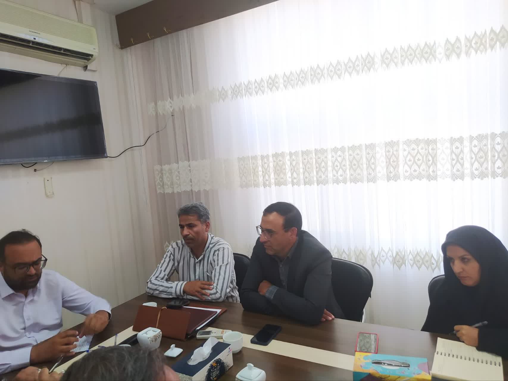 دیدار معاون مدیرکل بنیاد مسکن استان با فرماندار سرایان