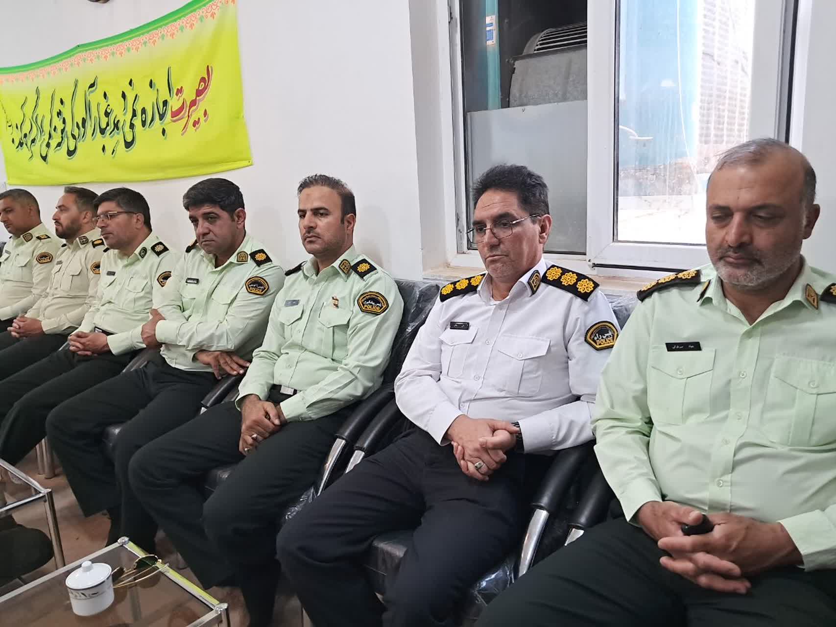 دیدار فرمانده انتظامی بشرویه با امام جمعه در هفته انتظامی