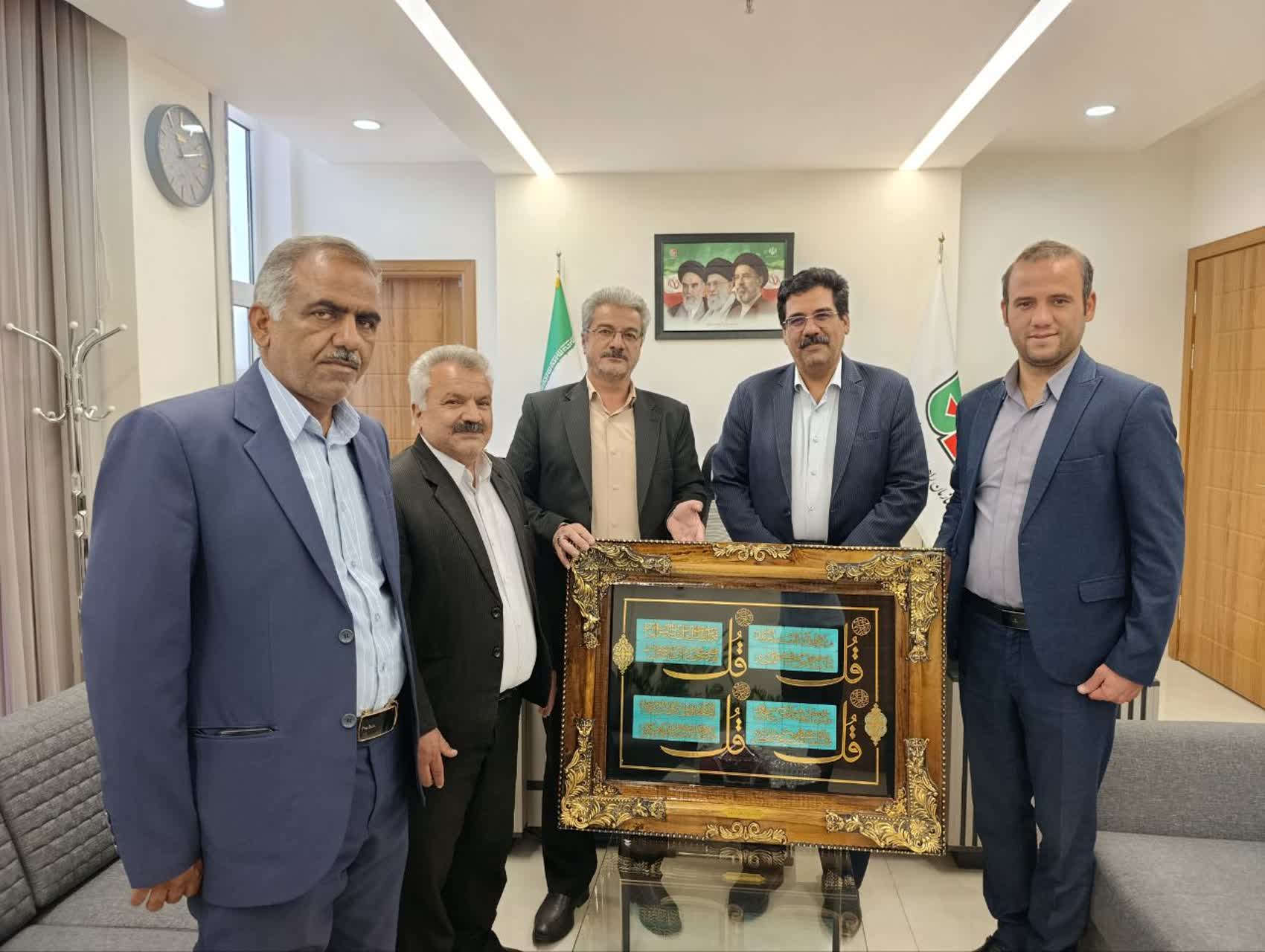 دیدار شهردار و شورای اسلامی اسلامیه با مدیرکل راهداری خراسان جنوبی