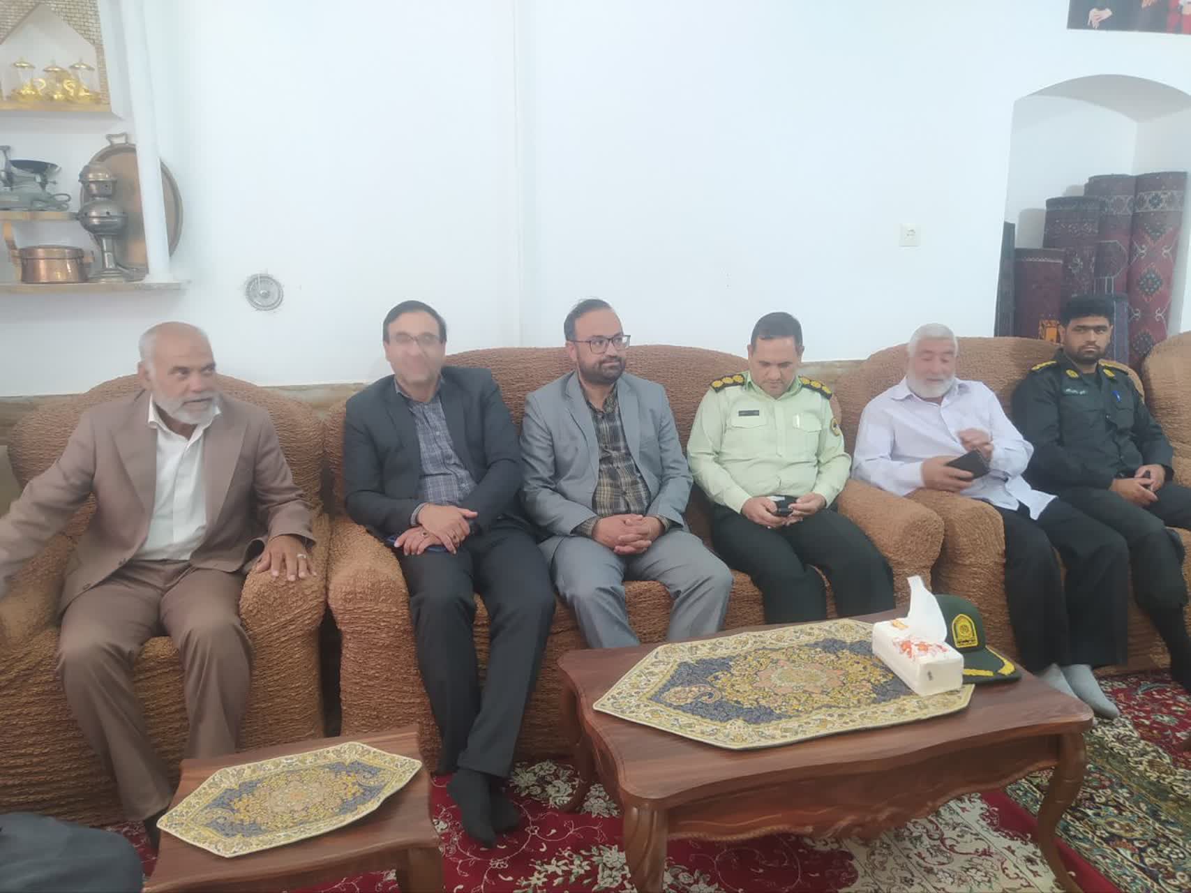 دیدار و تکریم فرماندار و مسئولان شهرستان سرایان...