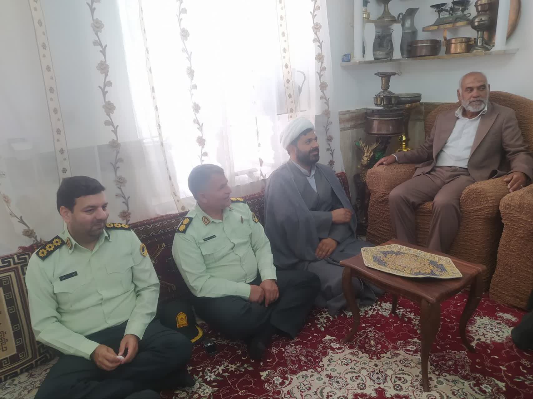 دیدار و تکریم فرماندار و مسئولان شهرستان سرایان...