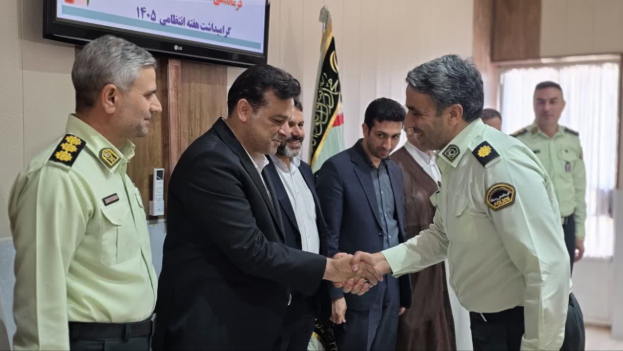 تقدیر فرماندار و شورای تأمین فردوس از فرماندهی انتظامی شهرستان