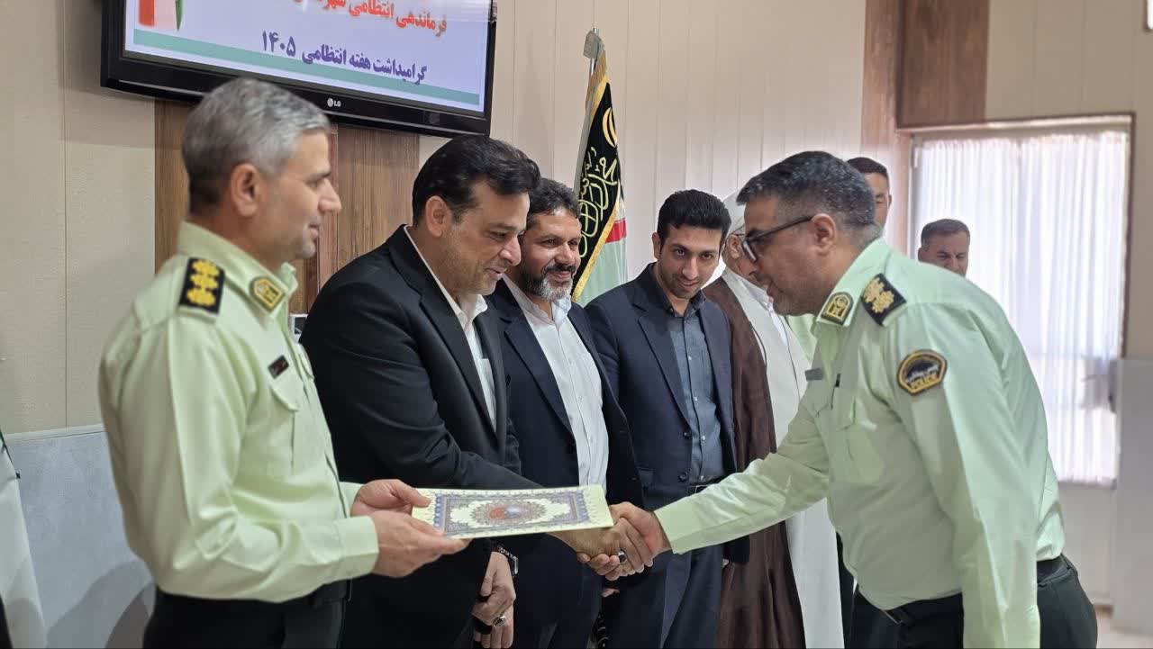 تقدیر فرماندار و شورای تأمین فردوس از فرماندهی انتظامی شهرستان
