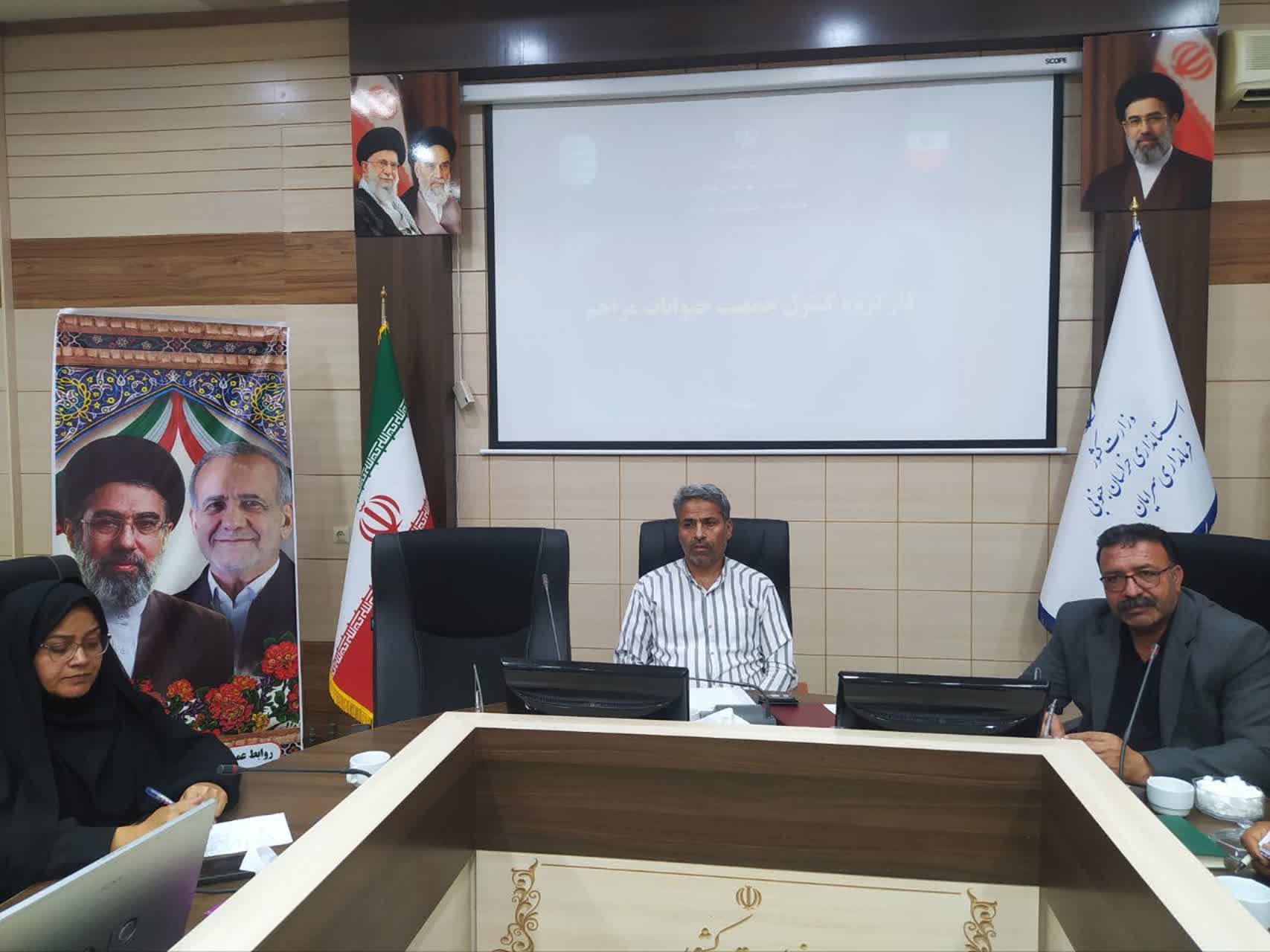 برگزاری جلسه کارگروه کنترل جمعیت حیوانات مزاحم در سرایان
