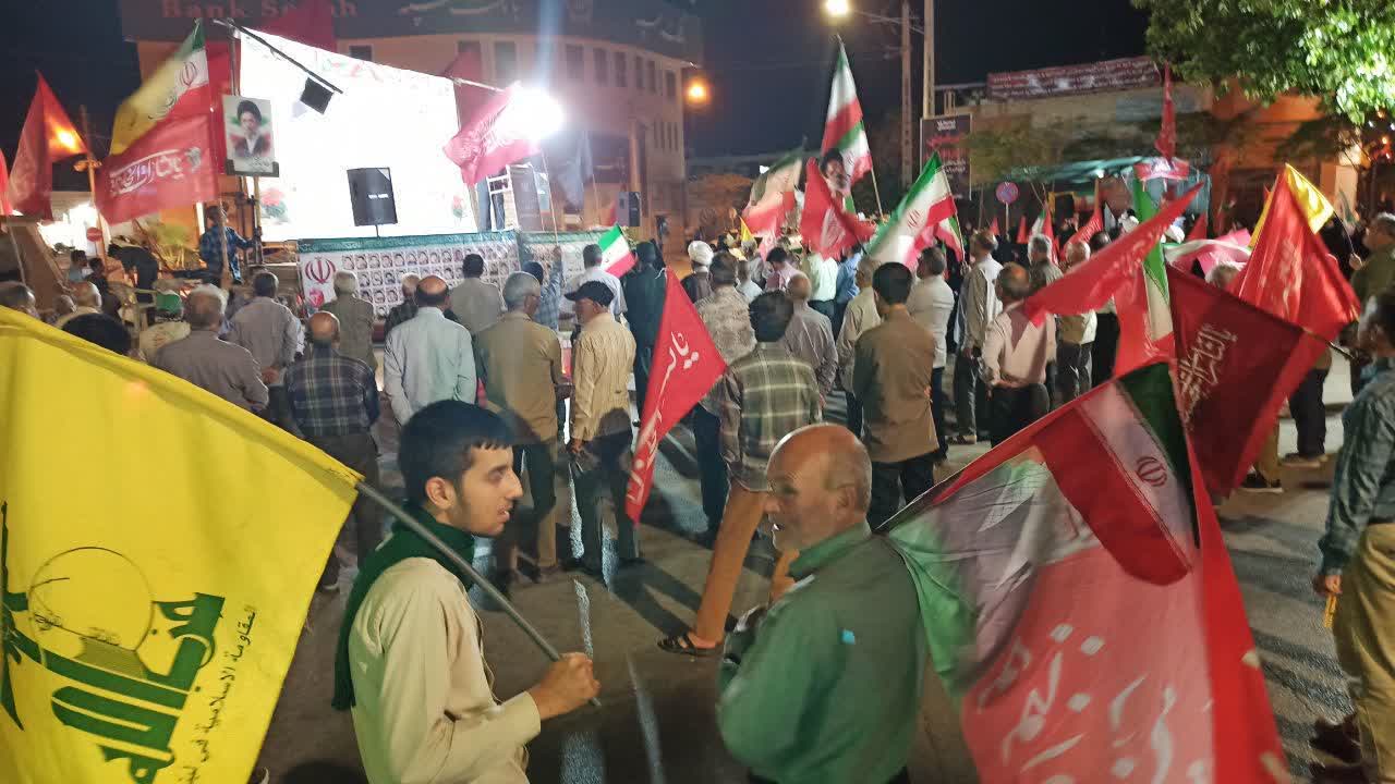 صد و هفتاد و پنجمین شب میدان داری مردم ولایتمدار بشرویه