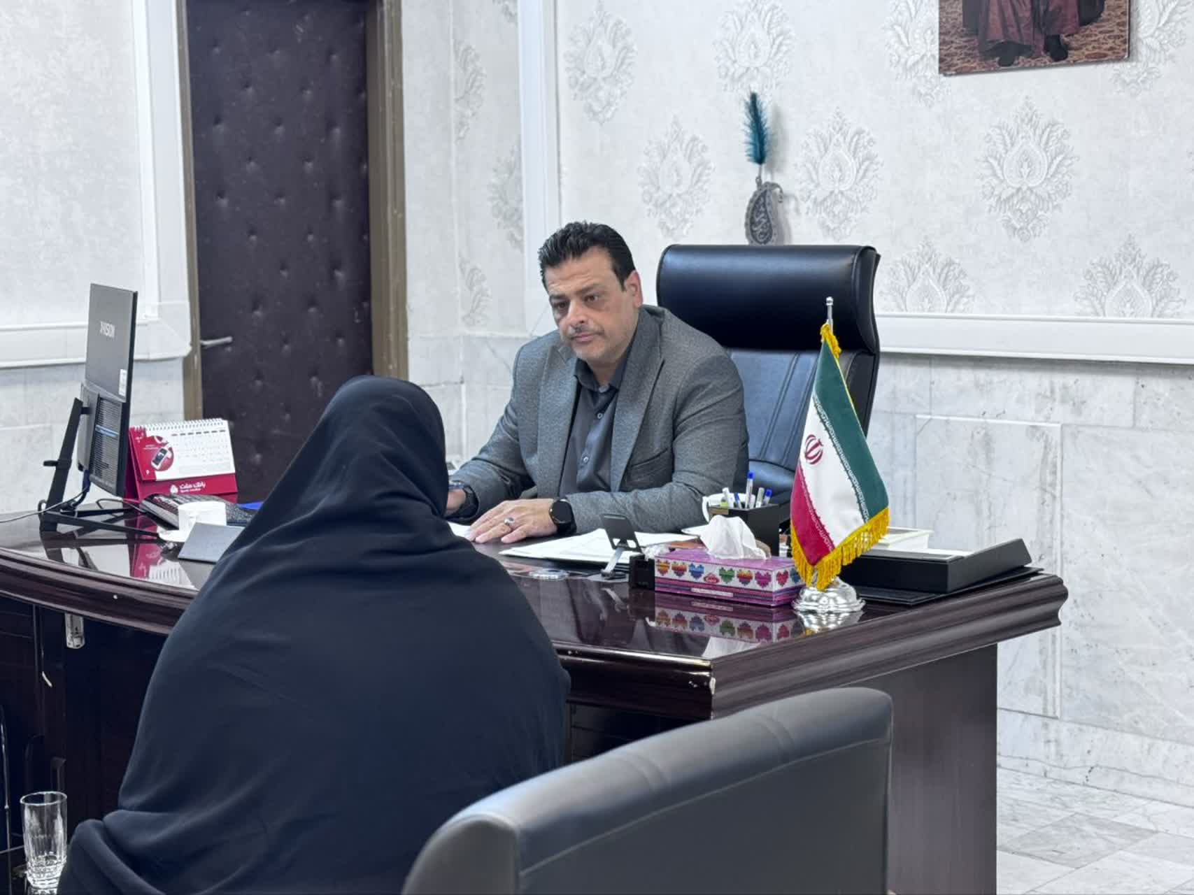 ملاقات مردمی فرماندار فردوس برگزار شد ملاقات